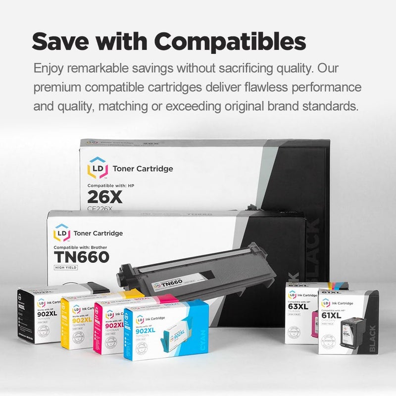 LD Products Compatible with HP LaserJet Pro M1536DNF MFP, P1566, P1606DN (HP 78A), Cross Compatible with Canon LBP-6200D; ImageCLASS LBP-6200D, LBP-6230 (126) Toner Cartridge 2 pack HP 78A CE278A. - Image 5